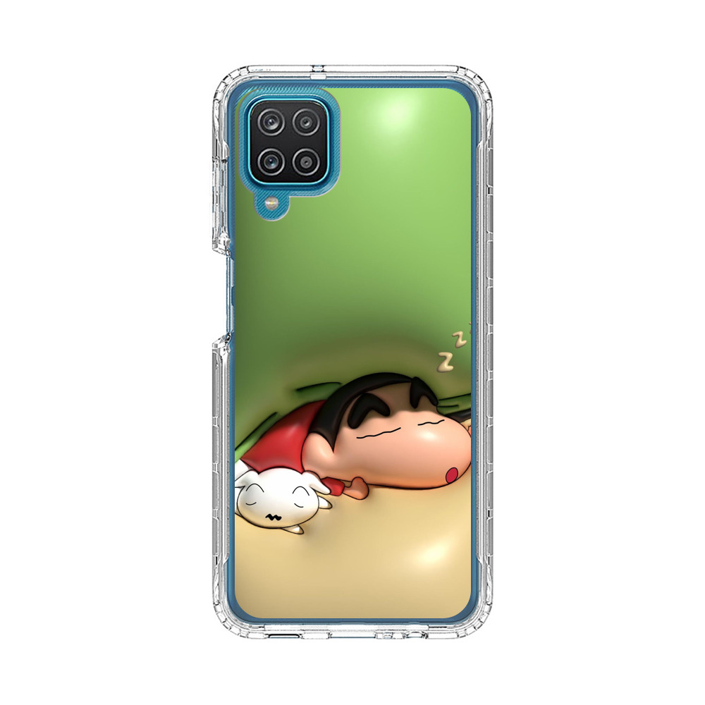 眠るクレヨンしんちゃん Samsung Galaxy A12オリジナルケース
