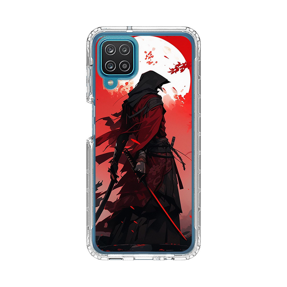 赤月の忍者 Samsung Galaxy A12オリジナルケース