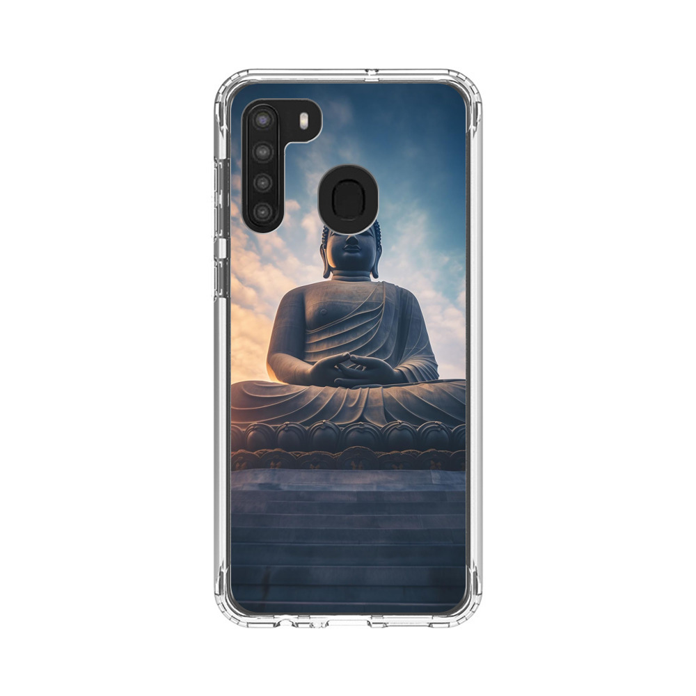 夕暮れの大仏 Samsung Galaxy A21オリジナルケース