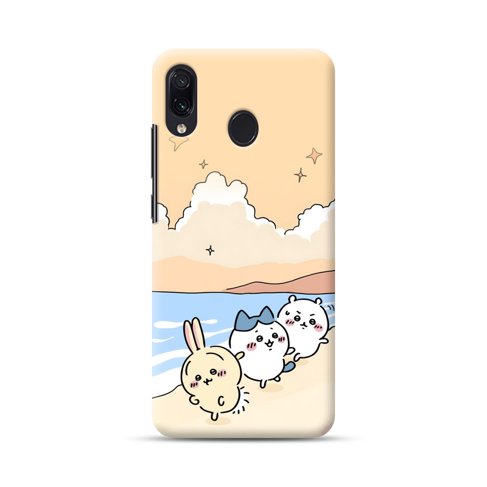 海辺のウサギとクマ Samsung Galaxy A30オリジナルハードケース