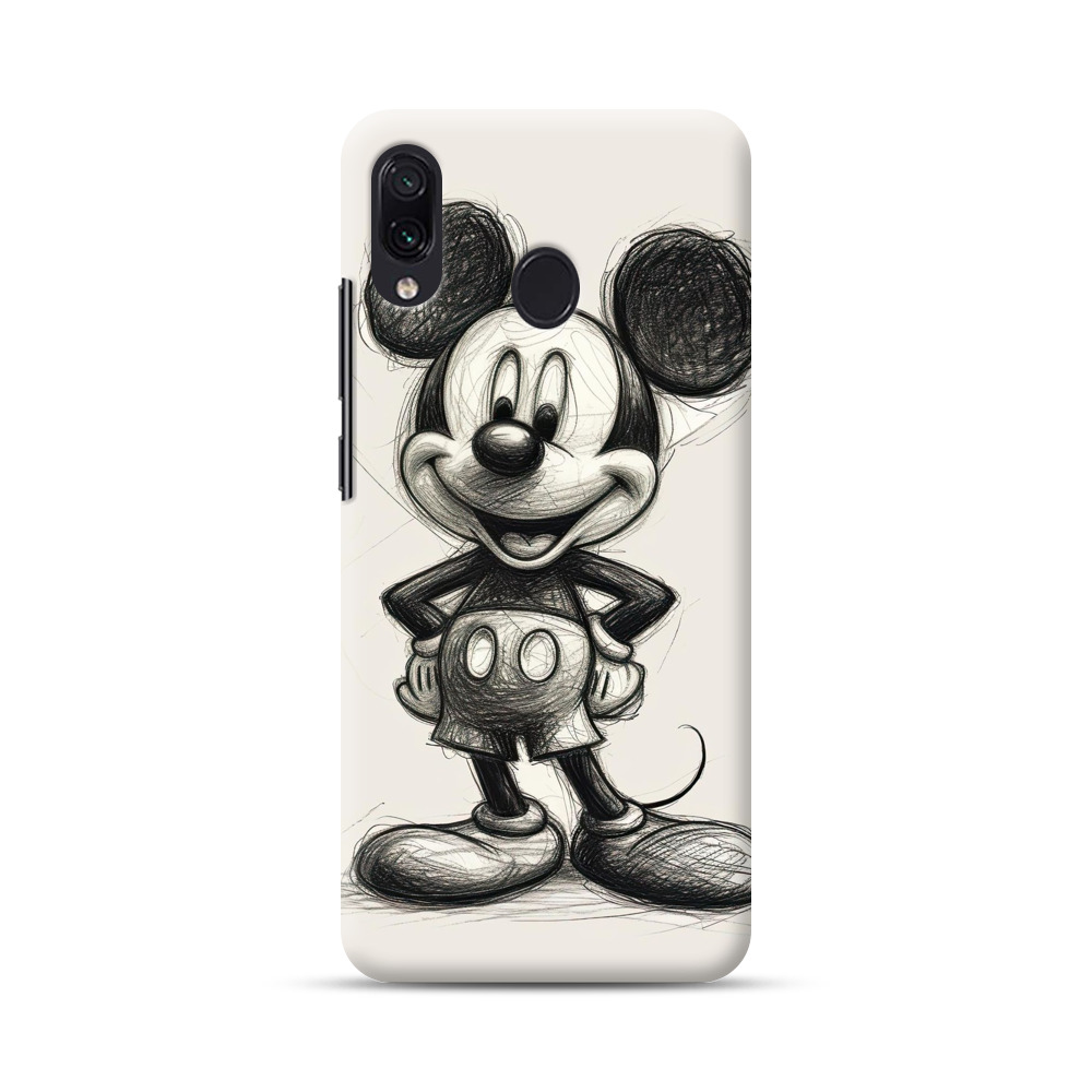 ミッキーマウススケッチ Samsung Galaxy A30オリジナルハードケース