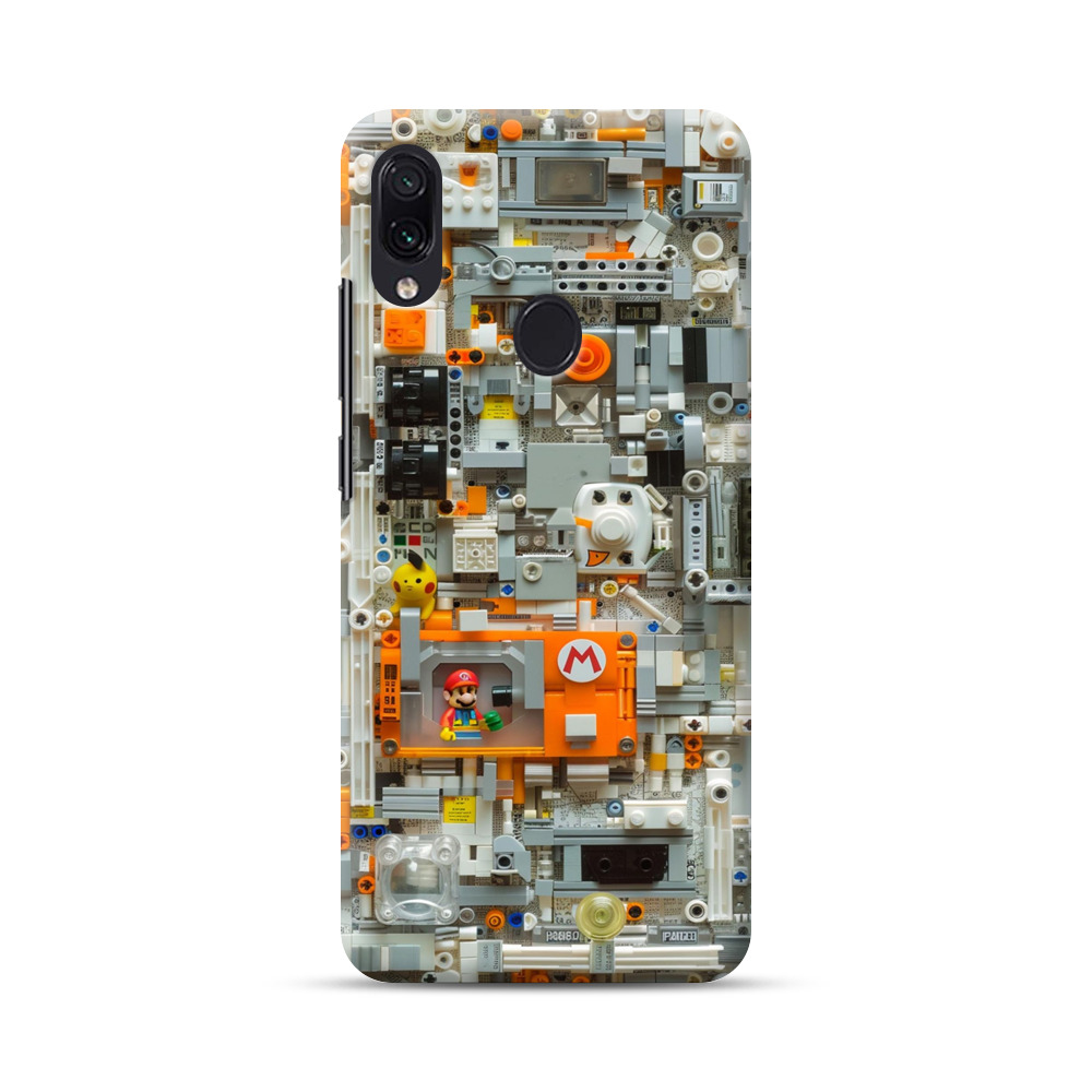 レゴとマリオキャラ Samsung Galaxy A40オリジナルハードケース