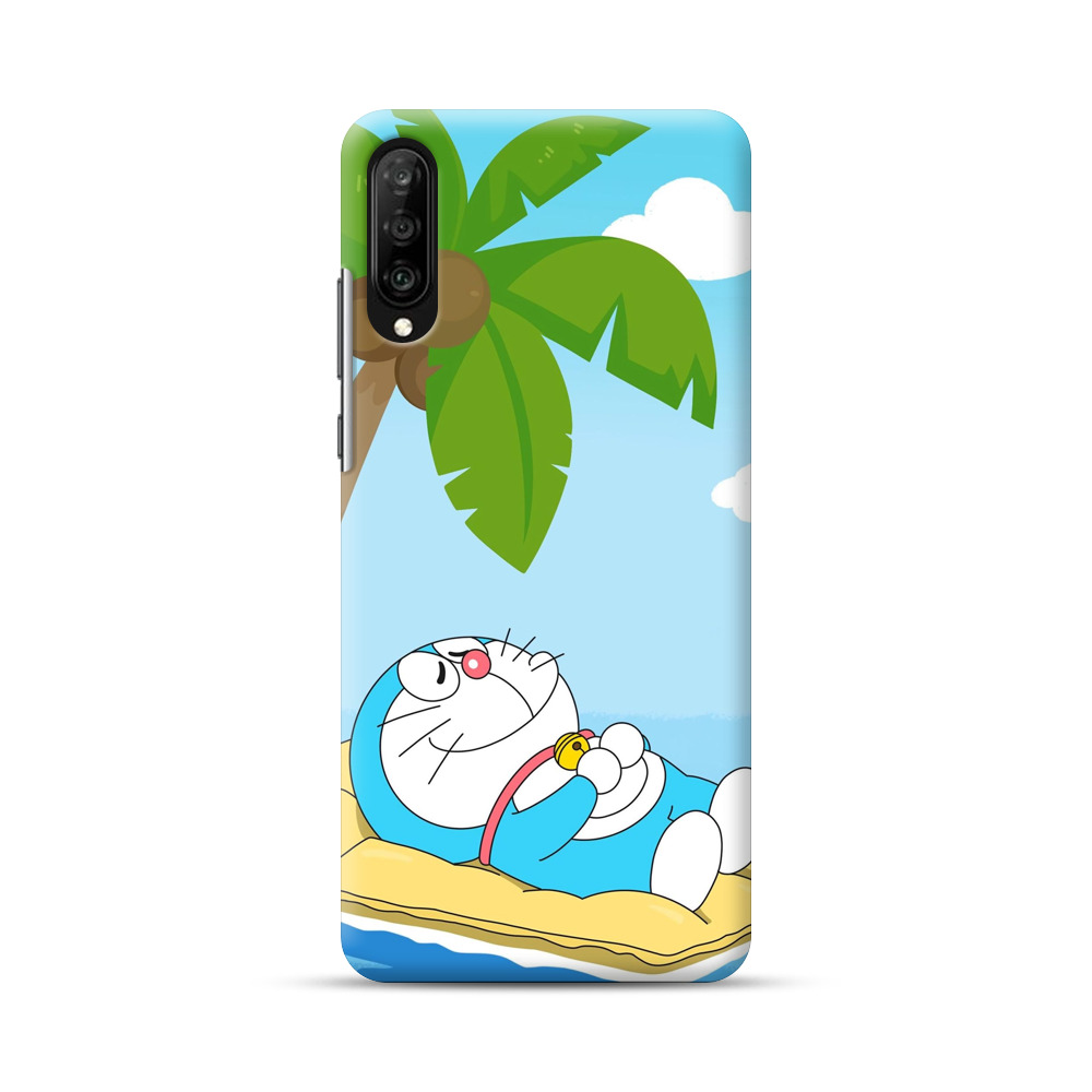 ヤシの木とドラえもん Samsung Galaxy A50オリジナルハードケース