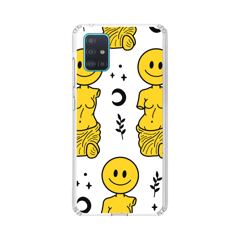 スマイルフェイスとヴィーナス像のパターン venus-smiley スマイルフェイスとヴィーナス像のパターン venus-smiley