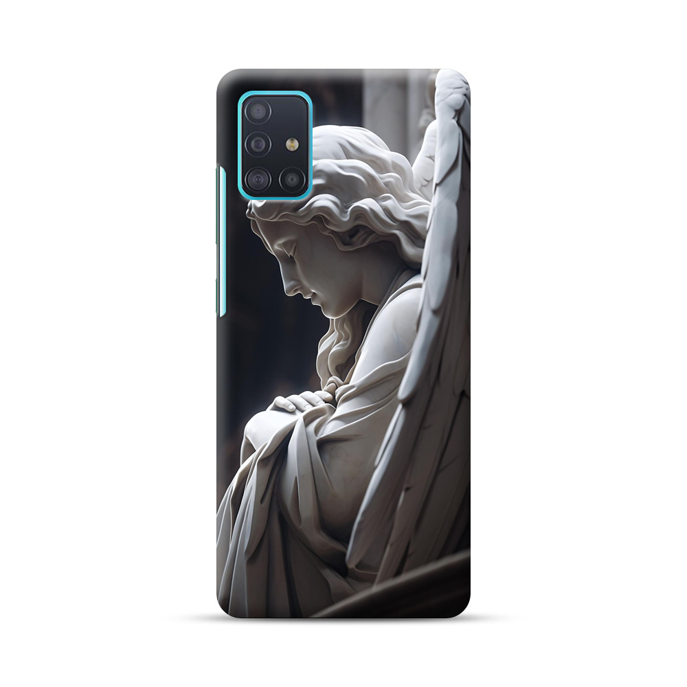 優美な大理石の天使像 Samsung Galaxy A51 (4G)オリジナルハードケース