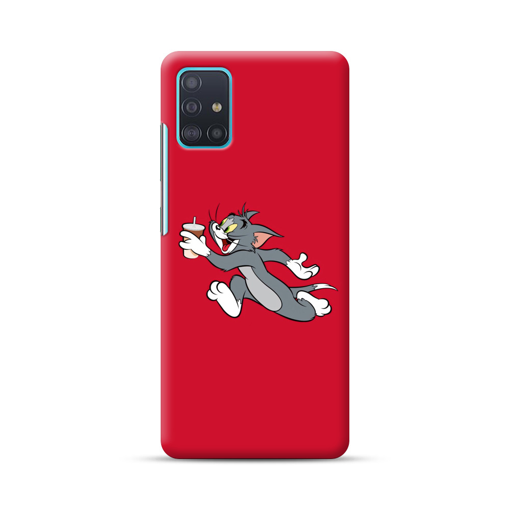 トムがドリンク持ち走る Samsung Galaxy A51 (4G)オリジナルハードケース