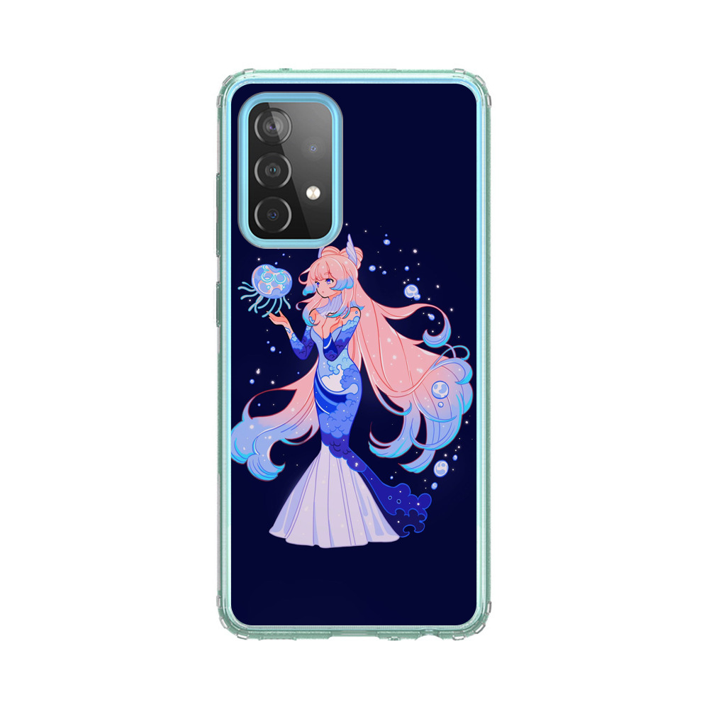 人魚とクラゲの幻想的なイラスト ocean-goddess 人魚とクラゲの幻想的なイラスト ocean-goddess