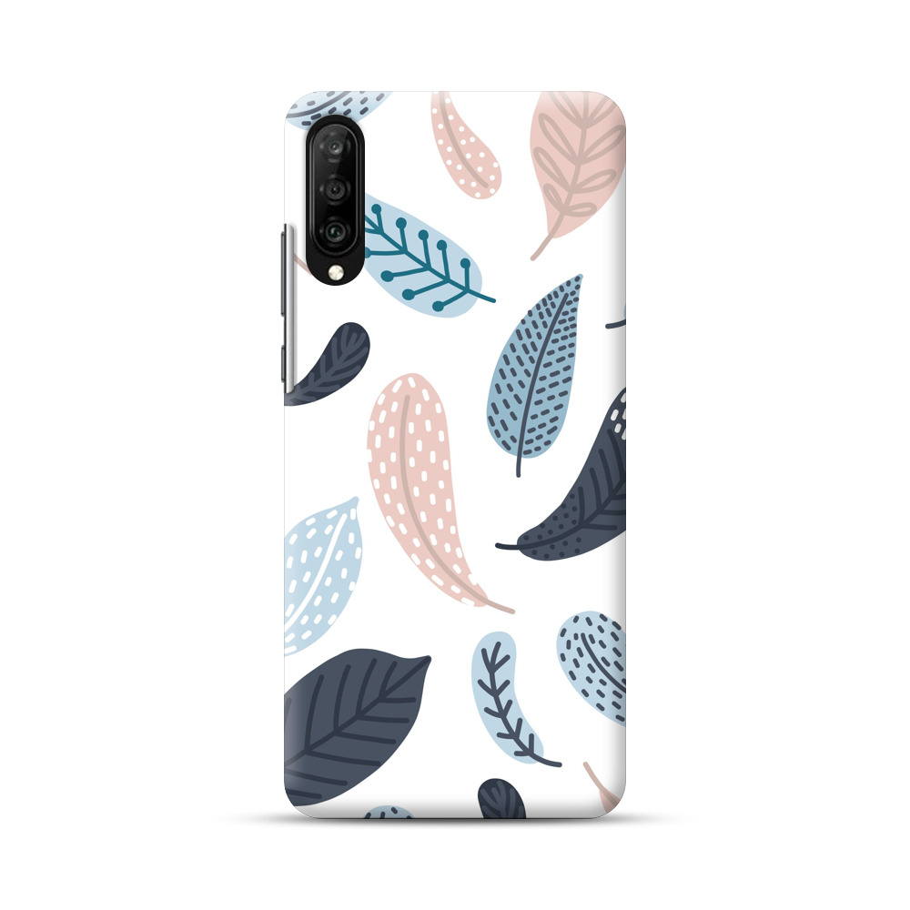 葉のパターン Samsung Galaxy A70オリジナルハードケース