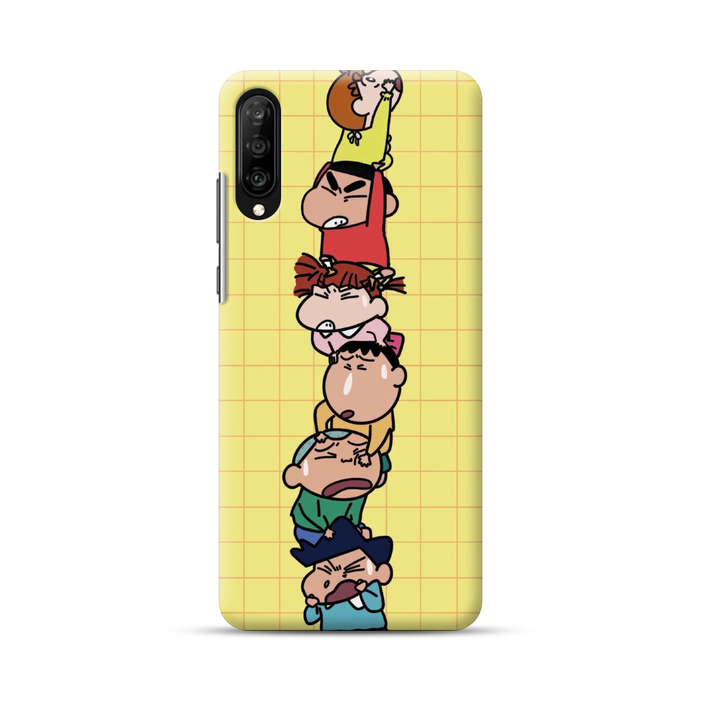 クレヨンしんちゃん積み重ねキャラ Samsung Galaxy A70オリジナルハードケース