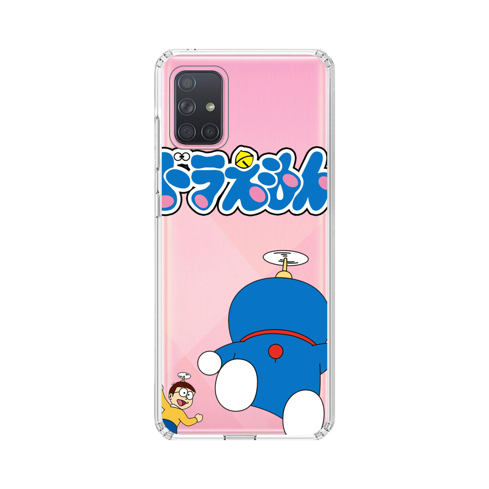 ドラえもんロゴとヘリ Samsung Galaxy A71 5Gオリジナルケース