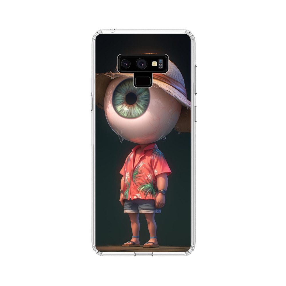 大きな目のキャラクター Samsung Galaxy Note 9オリジナルケース