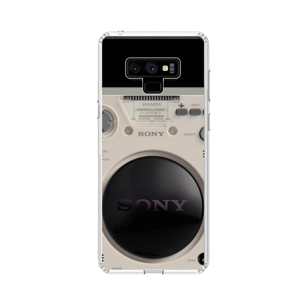 レトロなゲーム機背面 Samsung Galaxy Note 9オリジナルケース