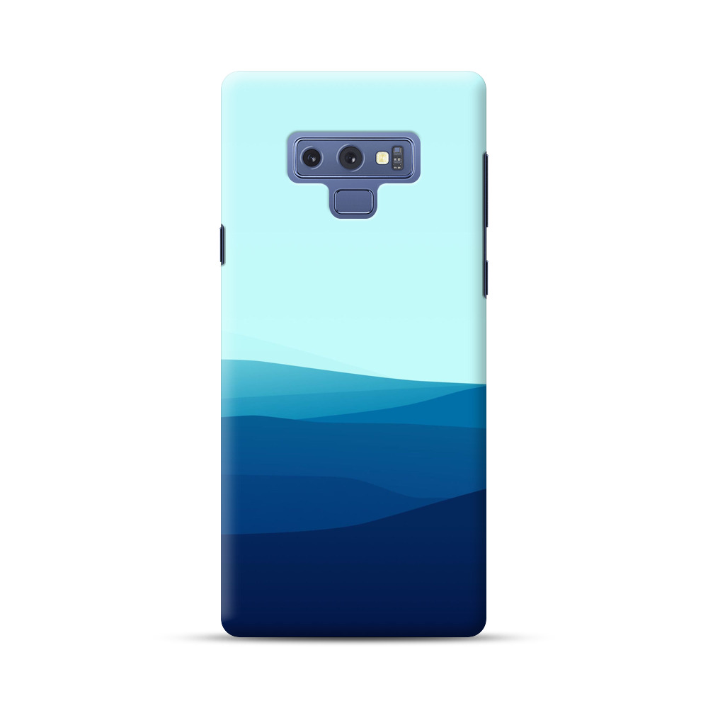 青のグラデーション波 minimalism-5 青のグラデーション波 minimalism-5