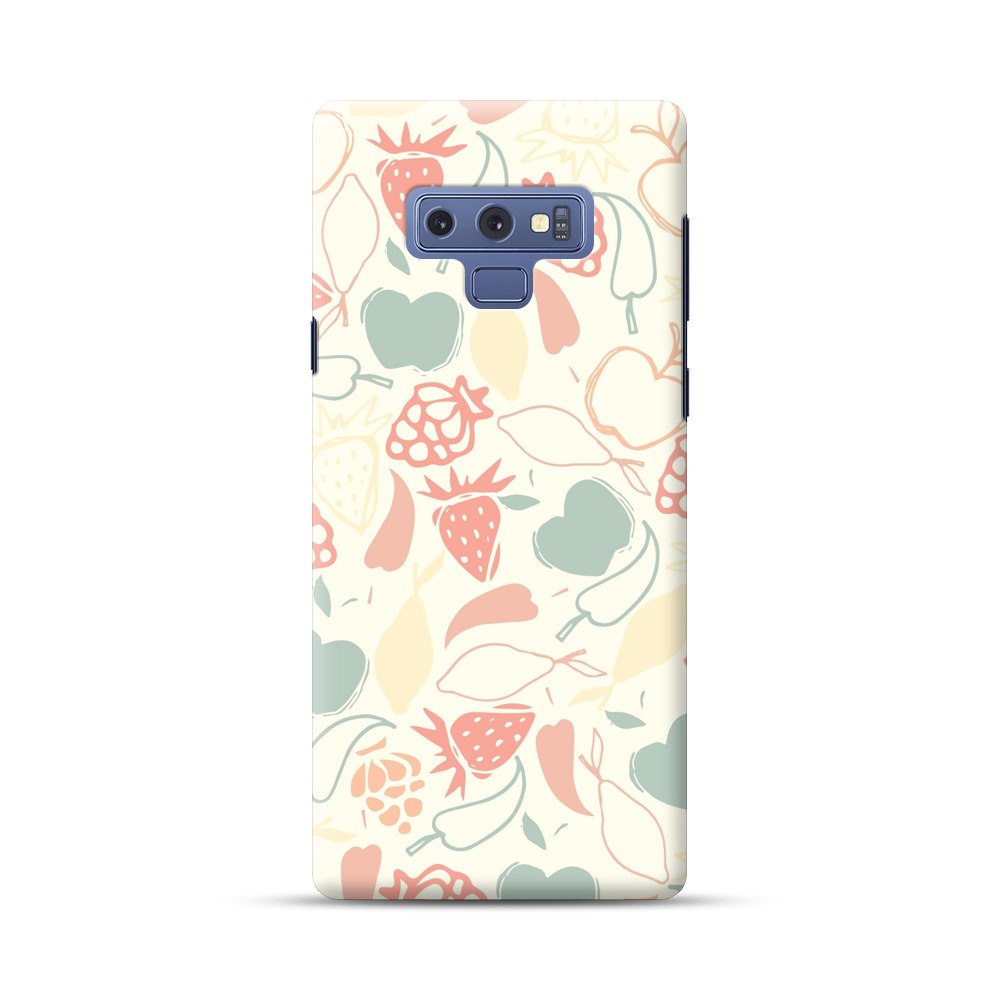フルーツパターン Samsung Galaxy Note 9オリジナルハードケース