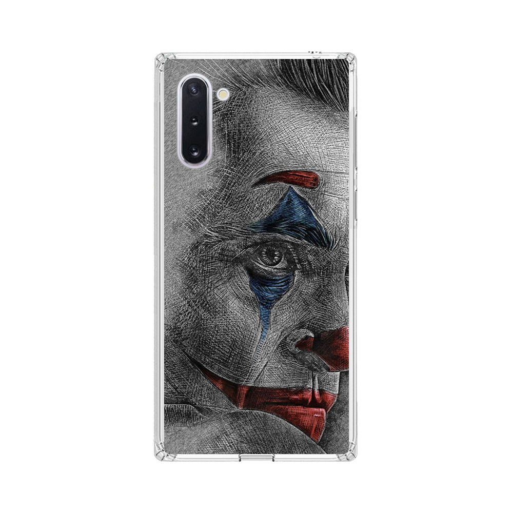 悲しげなピエロ肖像 Samsung Galaxy Note10オリジナルケース