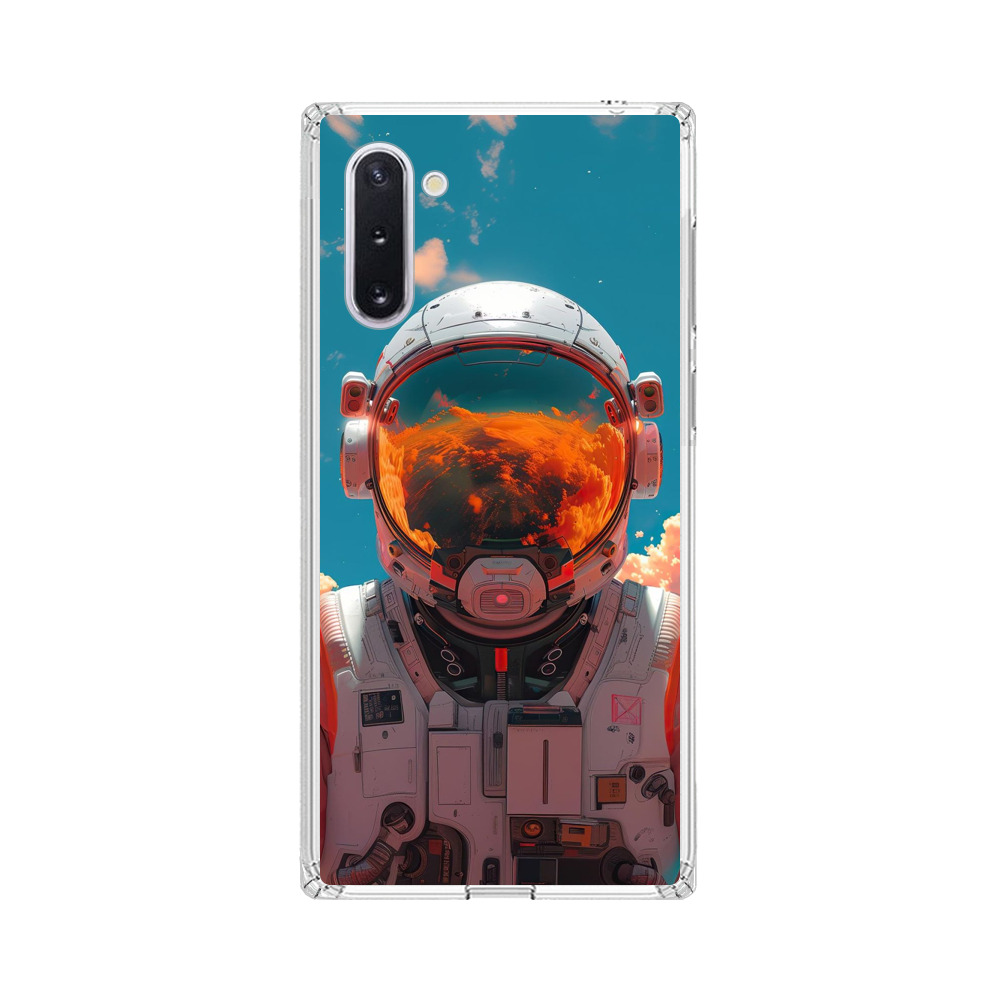 夕焼けの宇宙飛行士 Samsung Galaxy Note10オリジナルケース