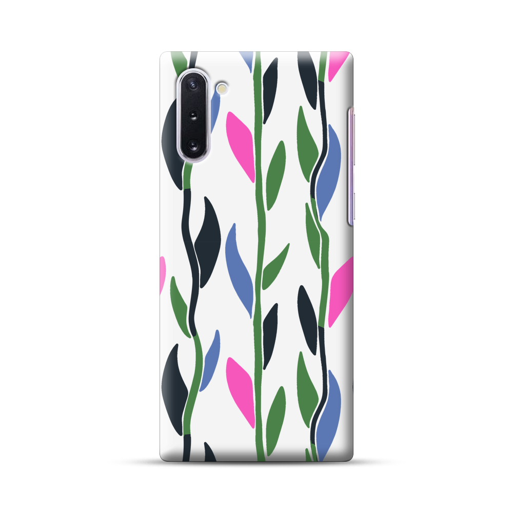 葉の模様 Samsung Galaxy Note10オリジナルハードケース