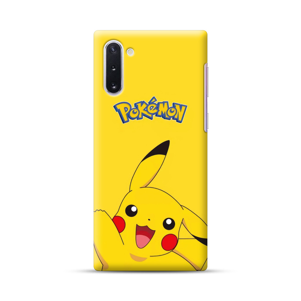 ピカチュウのイラスト Samsung Galaxy Note10オリジナルハードケース