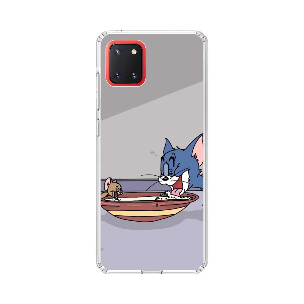 トムとジェリーのミルク Samsung Galaxy Note10 Liteオリジナルケース