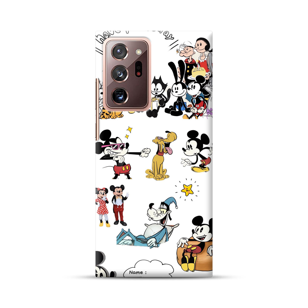 ディズニーキャラクター集合 Samsung Galaxy Note20 Ultra (5G)オリジナルハードケース