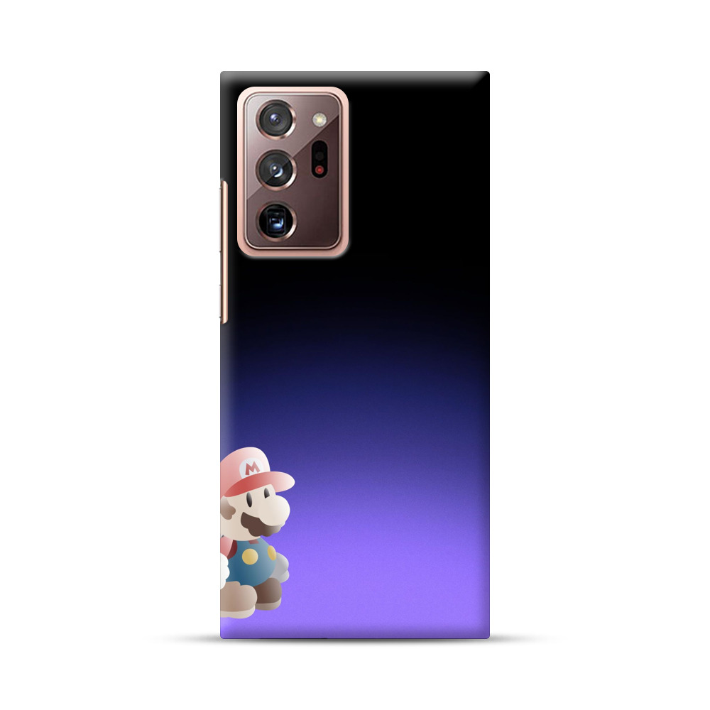 マリオシルエットデザイン Samsung Galaxy Note20 Ultra (5G)オリジナルハードケース