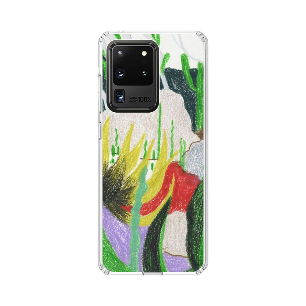 抽象的な植物の風景 Samsung Galaxy S20 Ultra 5Gオリジナルケース