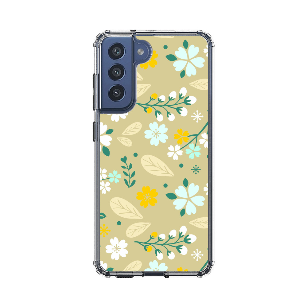 花柄のパターン retro-yellow-floral 花柄のパターン retro-yellow-floral