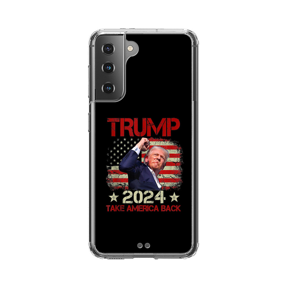 トランプ2024 Samsung Galaxy S21 Plus 5Gオリジナルケース