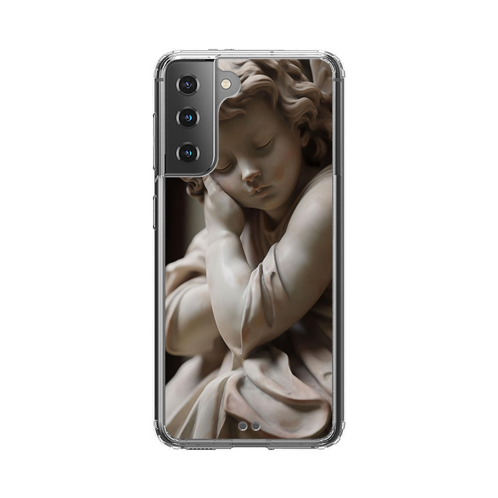 やさしく眠る天使像 Samsung Galaxy S21 Plus 5Gオリジナルケース