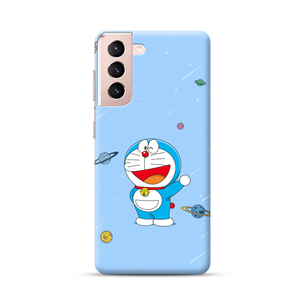 宇宙と笑顔のドラえもん Samsung Galaxy S21 Plus 5Gオリジナルハードケース