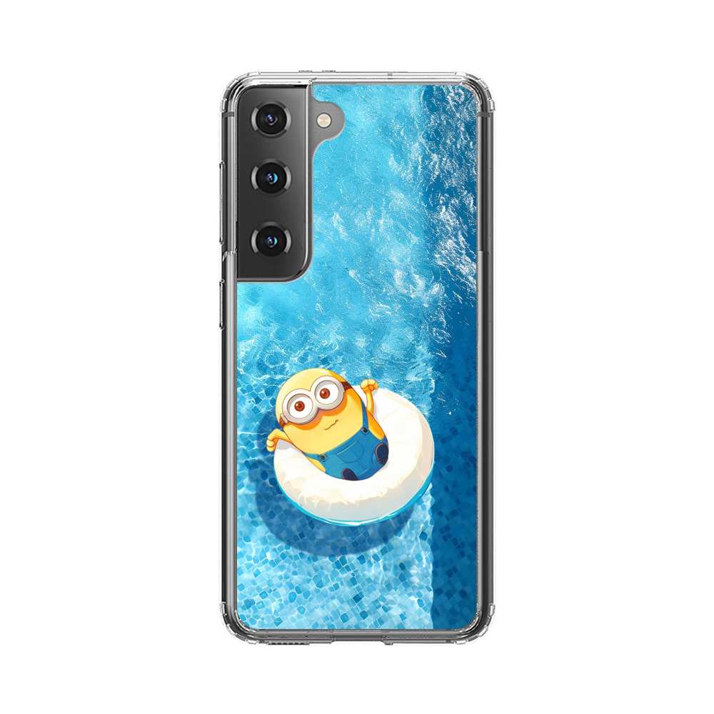ミニオンとプール浮き輪 Samsung Galaxy S22 5Gオリジナルケース