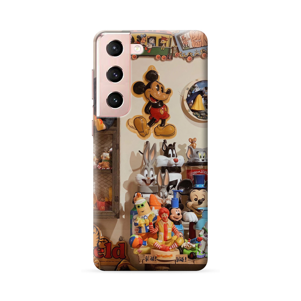レトロポップキャラクター Samsung Galaxy S22 5Gオリジナルハードケース