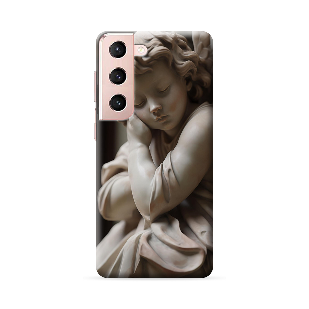 やさしく眠る天使像 Samsung Galaxy S22 Plus 5Gオリジナルハードケース