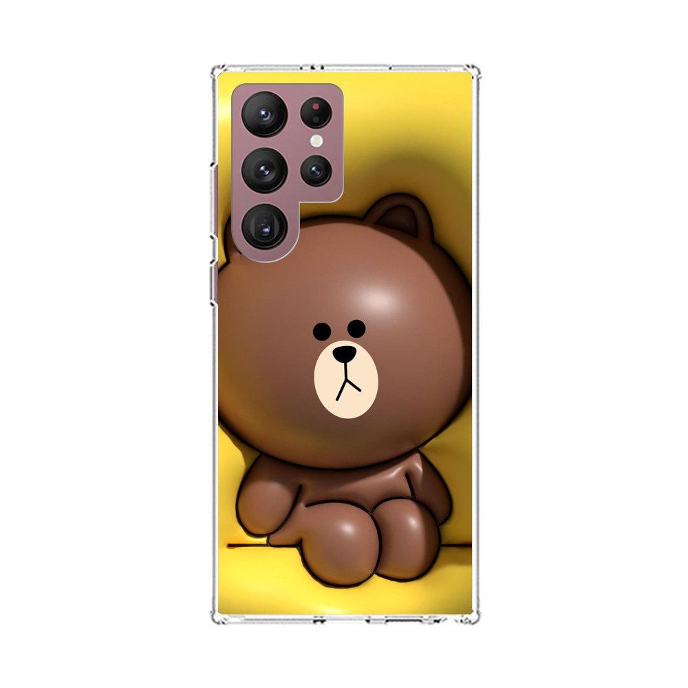 かわいいクマ Samsung Galaxy S22 Ultra 5Gオリジナルケース