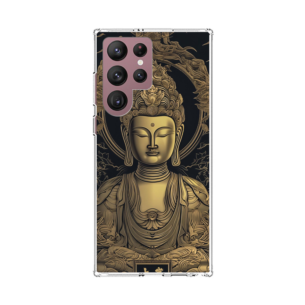 黄金の仏像 Samsung Galaxy S22 Ultra 5Gオリジナルケース