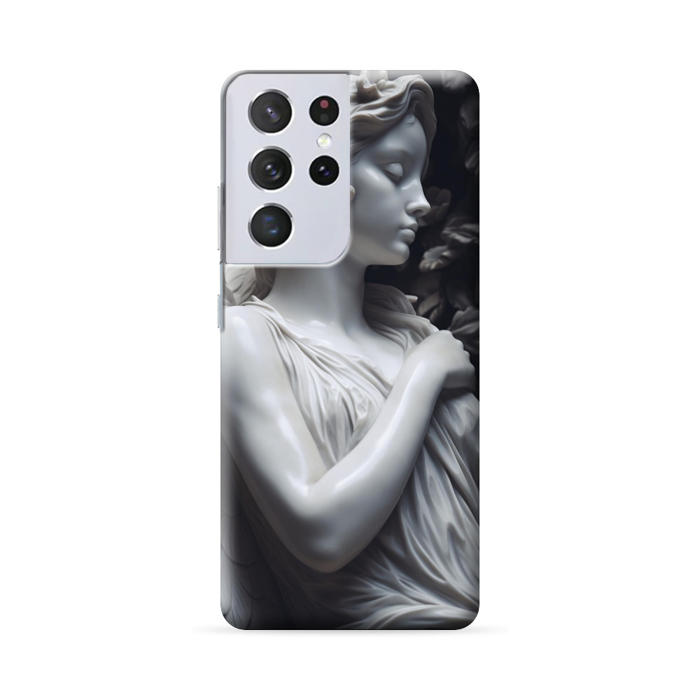 優雅な天使の彫刻 Samsung Galaxy S22 Ultra 5Gオリジナルハードケース