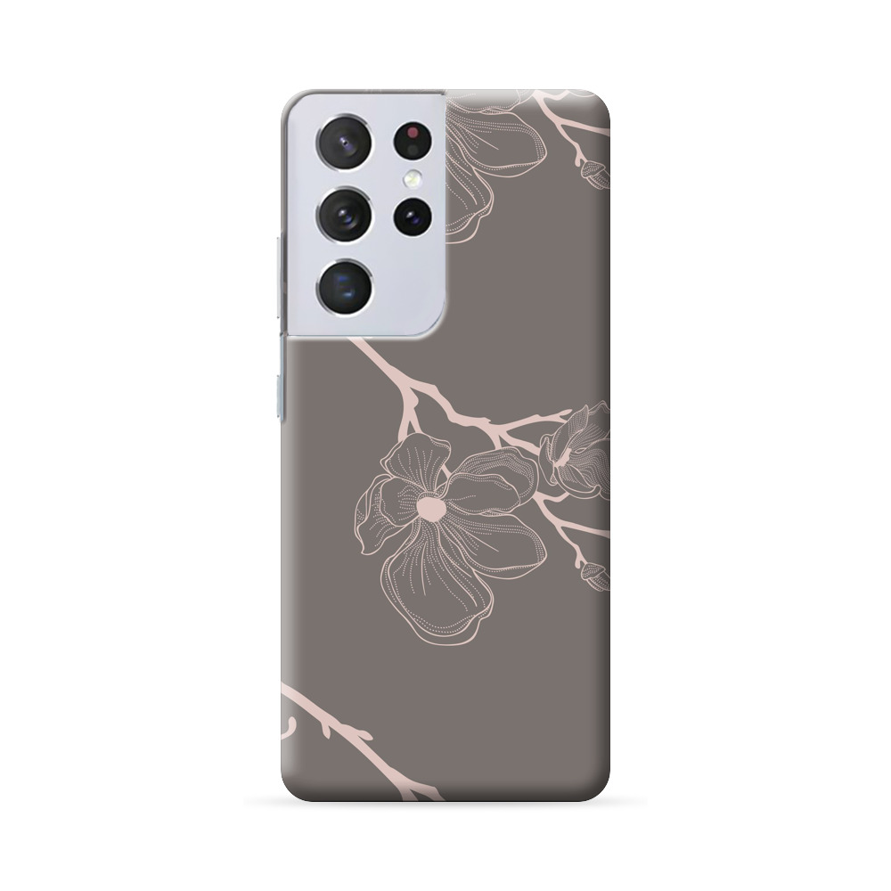 優雅な桜の枝 Samsung Galaxy S22 Ultra 5Gオリジナルハードケース
