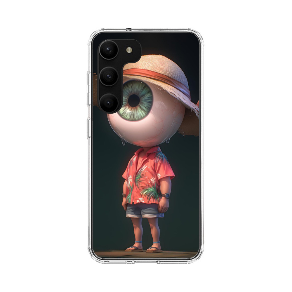 大きな目のキャラクター Samsung Galaxy S23オリジナルケース