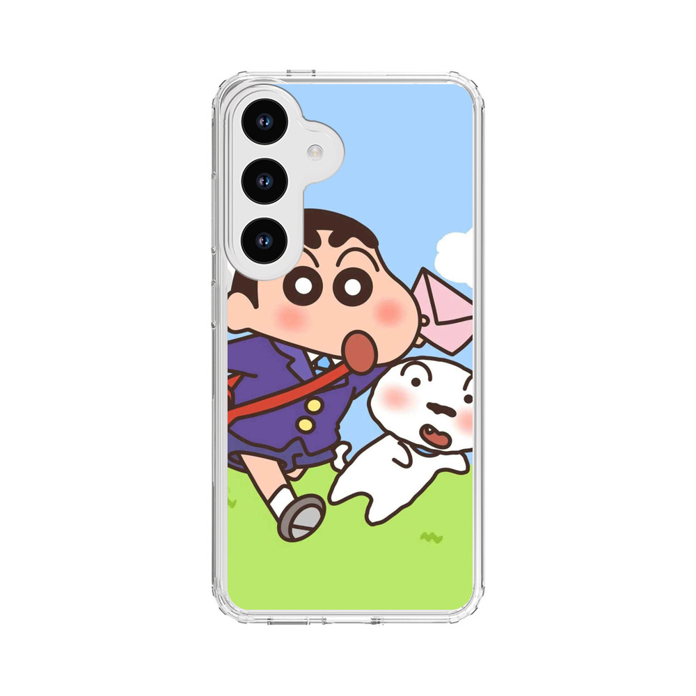 しんちゃんと手紙 Samsung Galaxy S24オリジナルケース