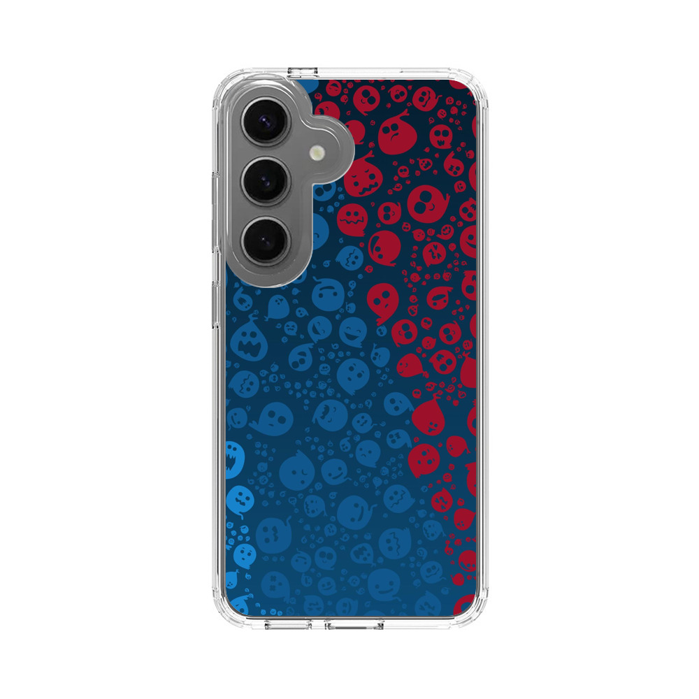 青赤幽霊パターン minimalism-26 青赤幽霊パターン minimalism-26