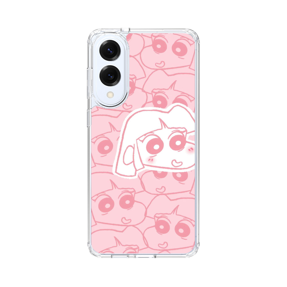 かわいいキャラクター顔 Samsung Galaxy S25 Edgeオリジナルケース