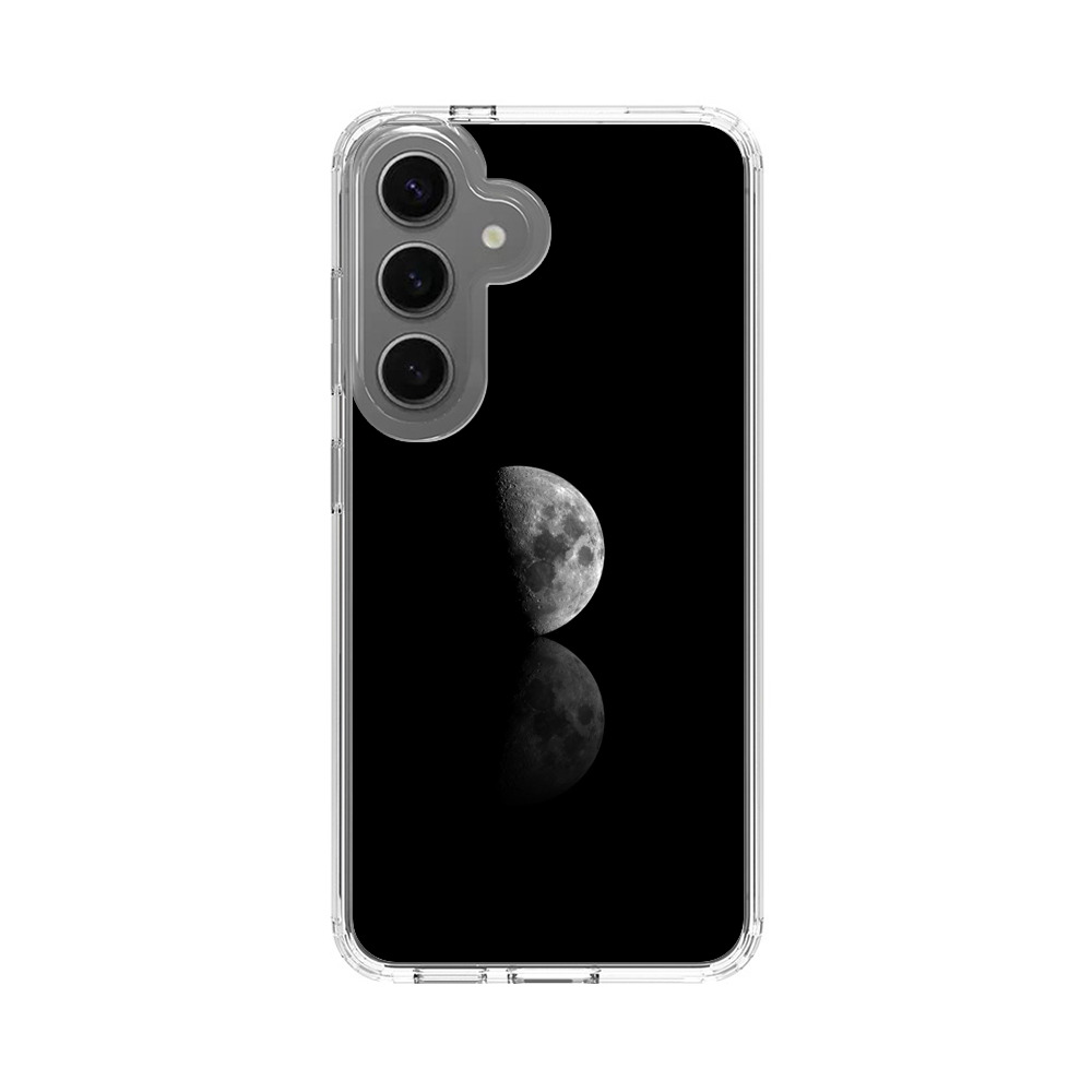 半月と反射 Samsung Galaxy S25 Plusオリジナルケース