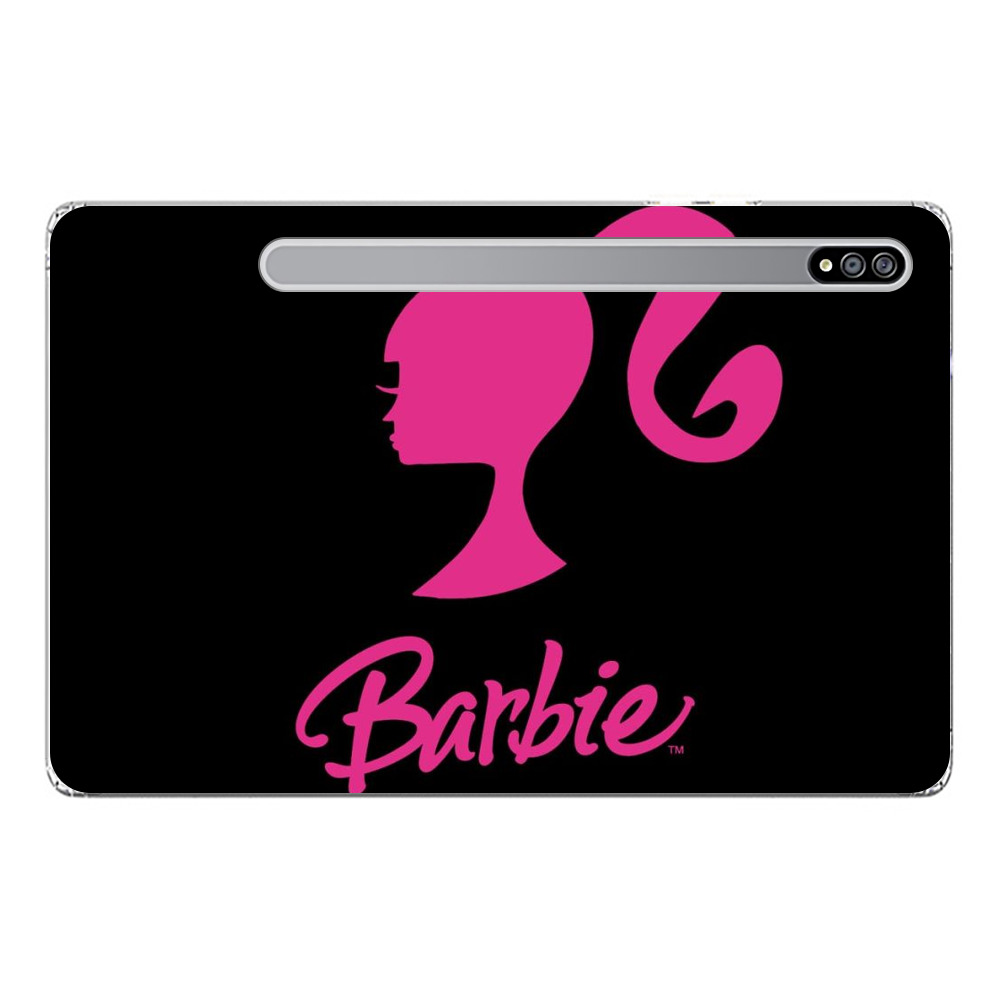 バービーシルエットロゴ Samsung Galaxy Tab S7+ オリジナルケース