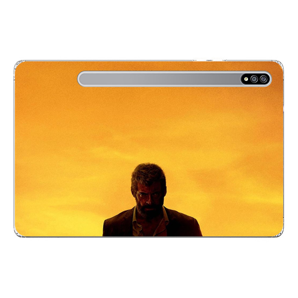 黄金色の夕焼けシルエット Samsung Galaxy Tab S7+ オリジナルケース