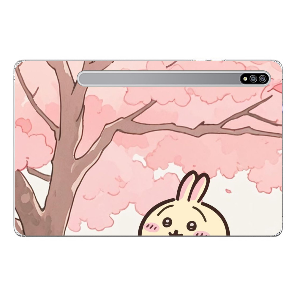 桜とうさぎ Samsung Galaxy Tab S7+ オリジナルケース