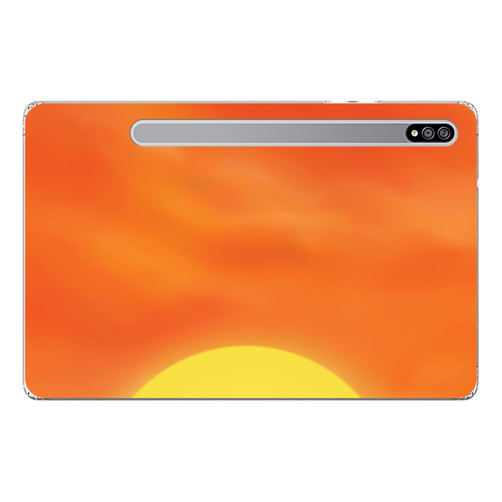 夕日の前のシンバ Samsung Galaxy Tab S7+ オリジナルケース