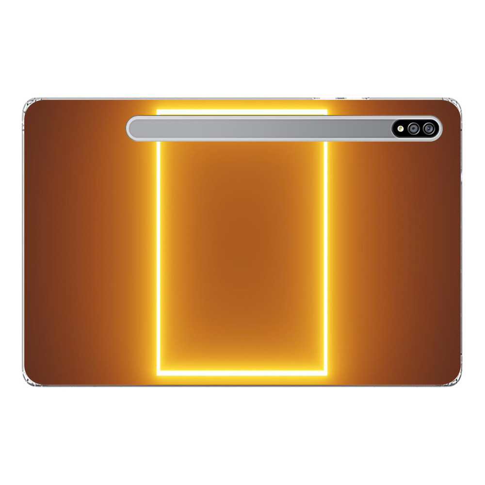 オレンジネオン枠 Samsung Galaxy Tab S7オリジナルケース