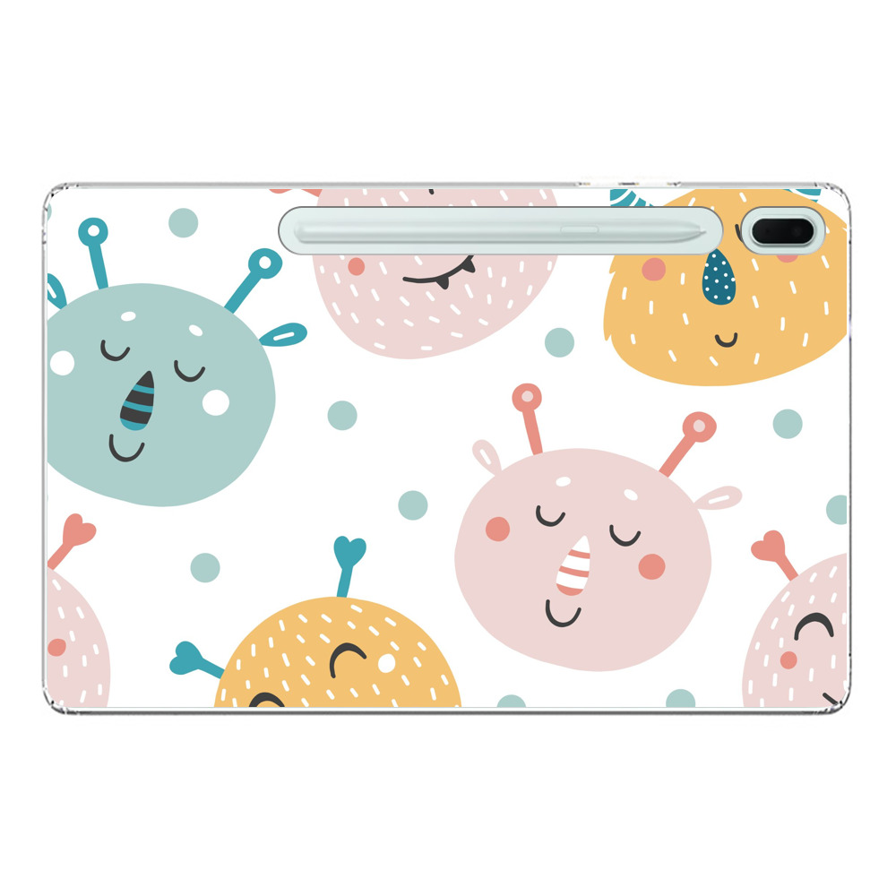 かわいいモンスターのパターン Samsung Galaxy Tab S7 FE 5Gオリジナルケース