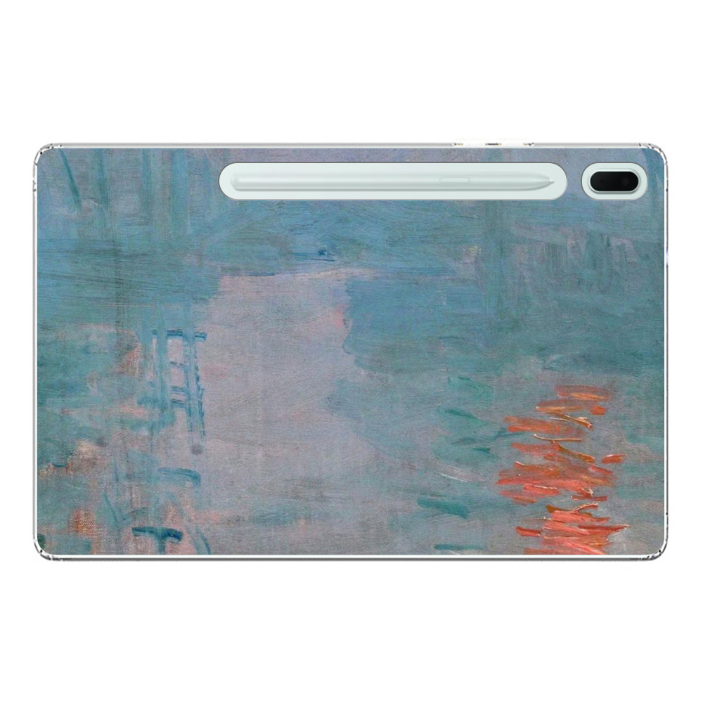 印象派の水辺風景 Samsung Galaxy Tab S7 FE 5Gオリジナルケース