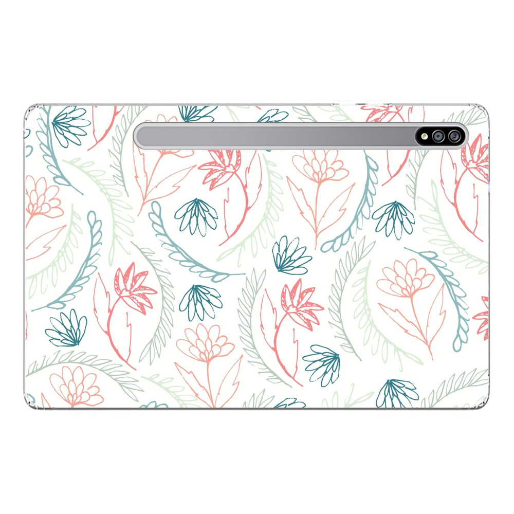 花柄パターン Samsung Galaxy Tab S8オリジナルケース